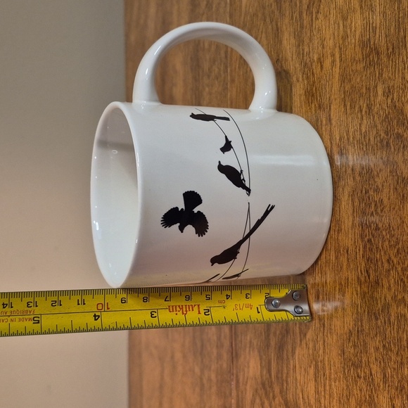 THE UNEMPLOYED PHILOSOPHERS GUILD "Birds on a Wire" Heat Changing Ceramic Mug - Picture 14 of 16